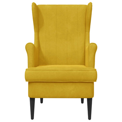 Poltrona Giallo Velluto