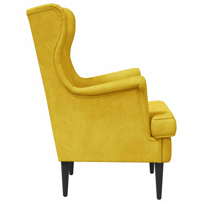 Poltrona Giallo Velluto