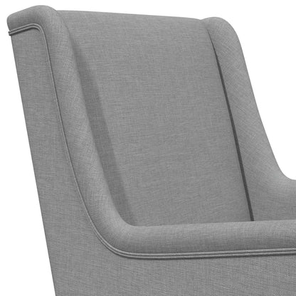 Poltrona Grigio Chiaro Tessuto
