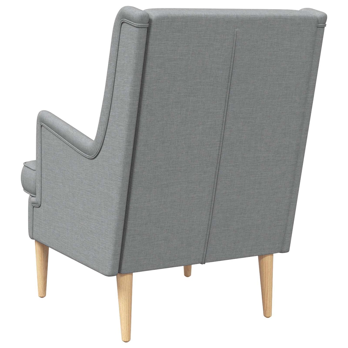 Poltrona Grigio Chiaro Tessuto