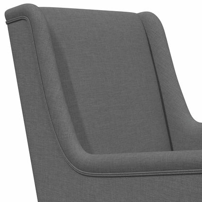 Poltrona Grigio Scuro Tessuto
