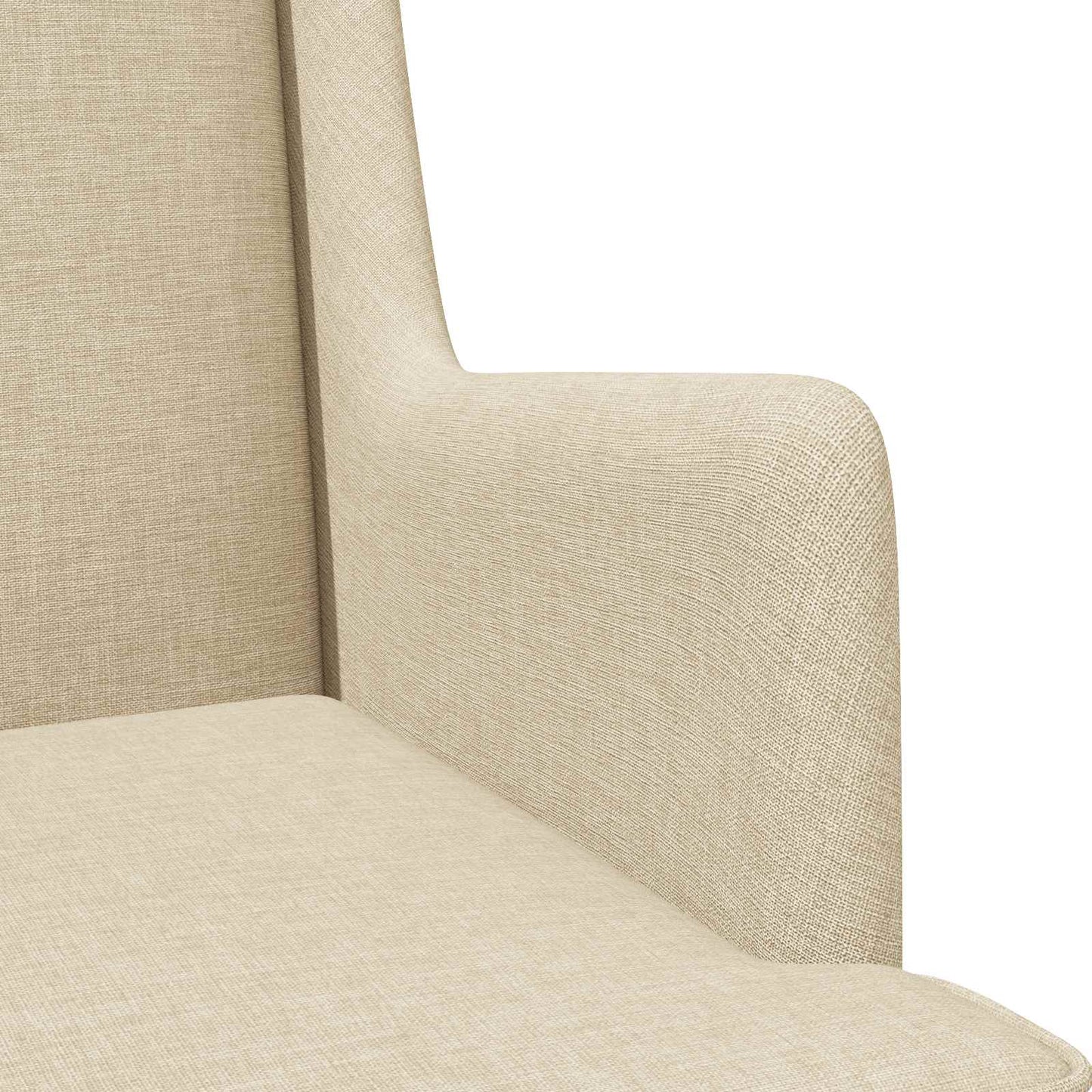 Poltrona Crema Tessuto