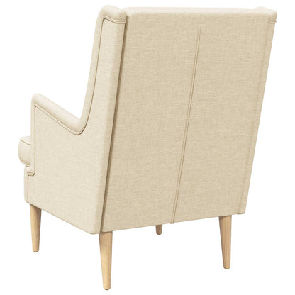 Poltrona Crema Tessuto