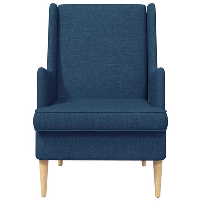 Poltrona Blu Tessuto