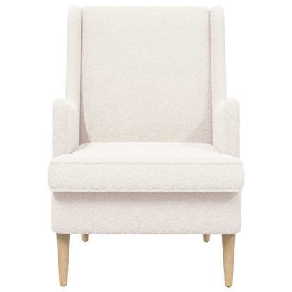 Poltrona Crema Bouclé