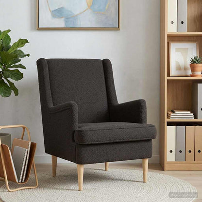 Poltrona Nero Bouclé