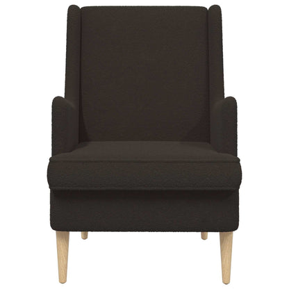 Poltrona Nero Bouclé