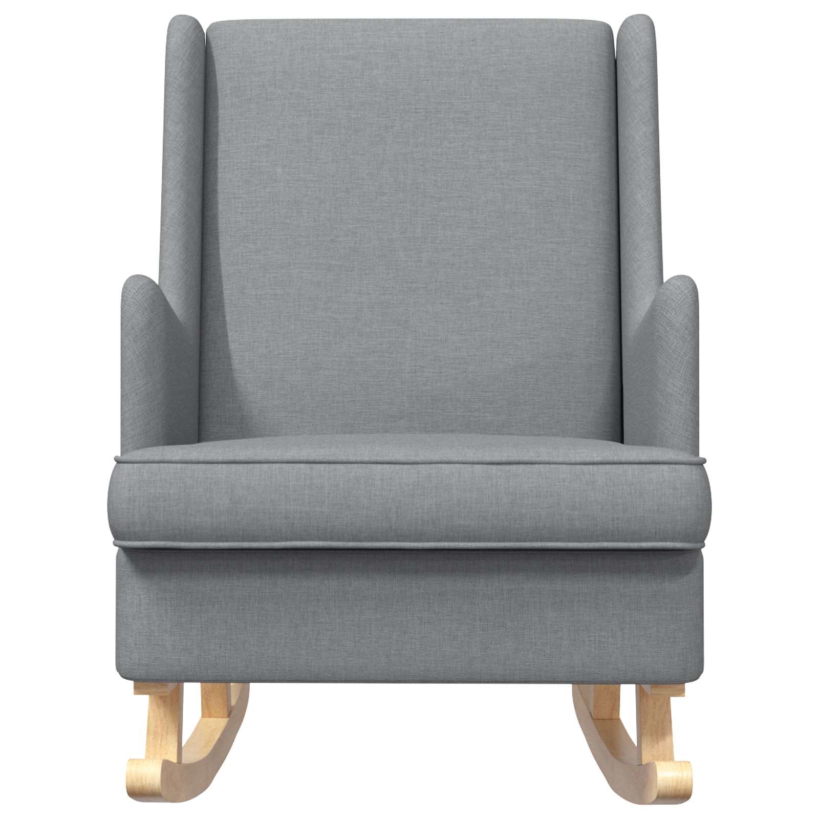 Sedia a dondolo Grigio chiaro 62 x 80 x 85 cm Tessuto | homemem39