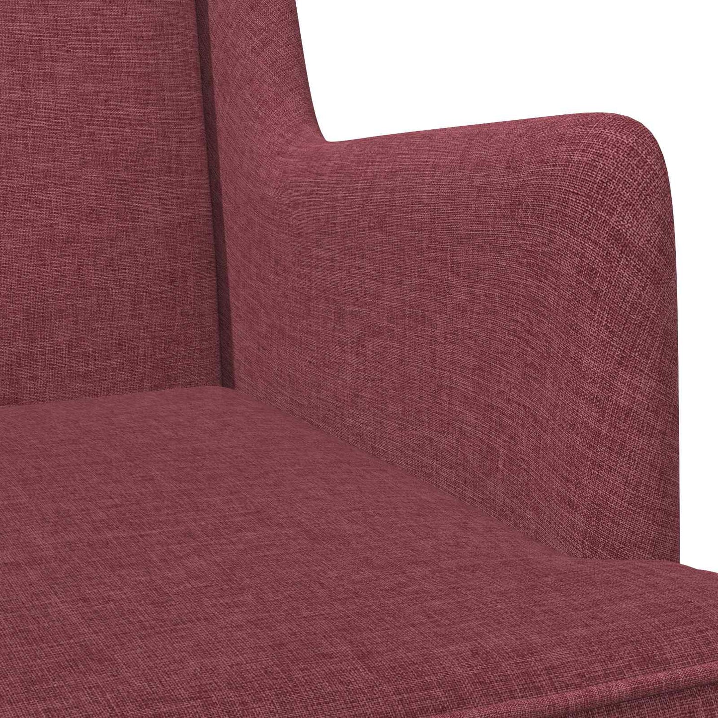 Sedia a dondolo Rosso Vino 62 x 80 x 85 cm Tessuto | homemem39