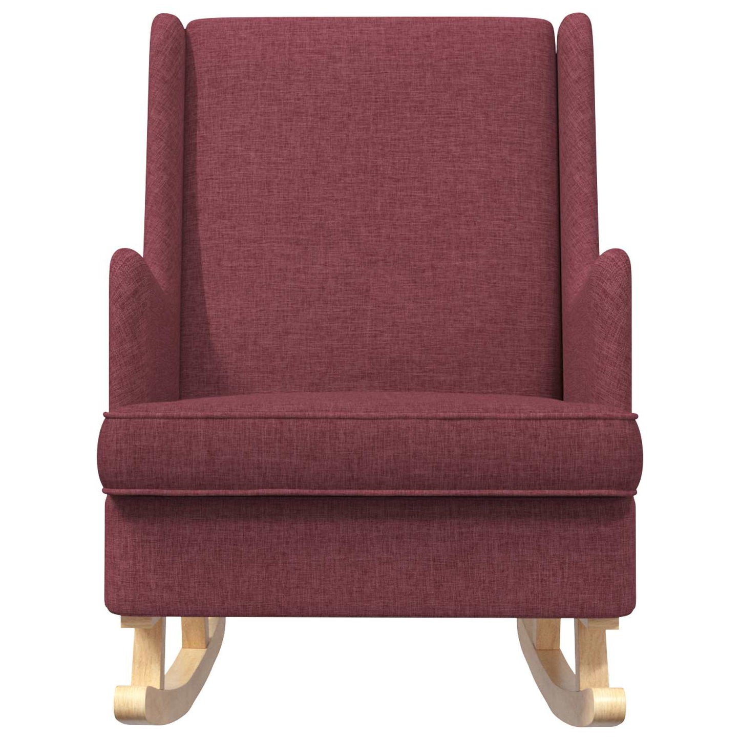 Sedia a dondolo Rosso Vino 62 x 80 x 85 cm Tessuto | homemem39
