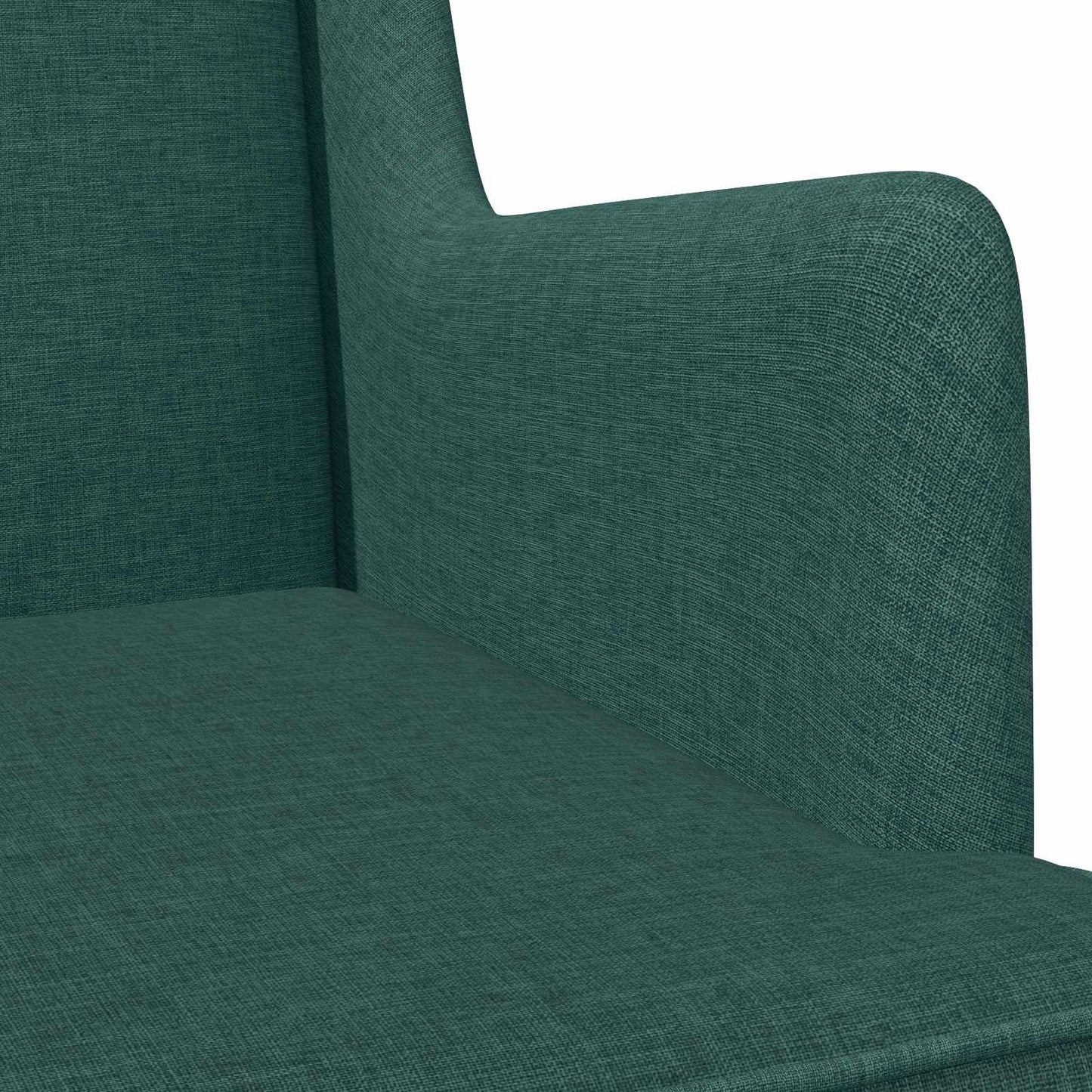 Sedia a dondolo Verde Scuro 62 x 80 x 85 cm Tessuto | homemem39