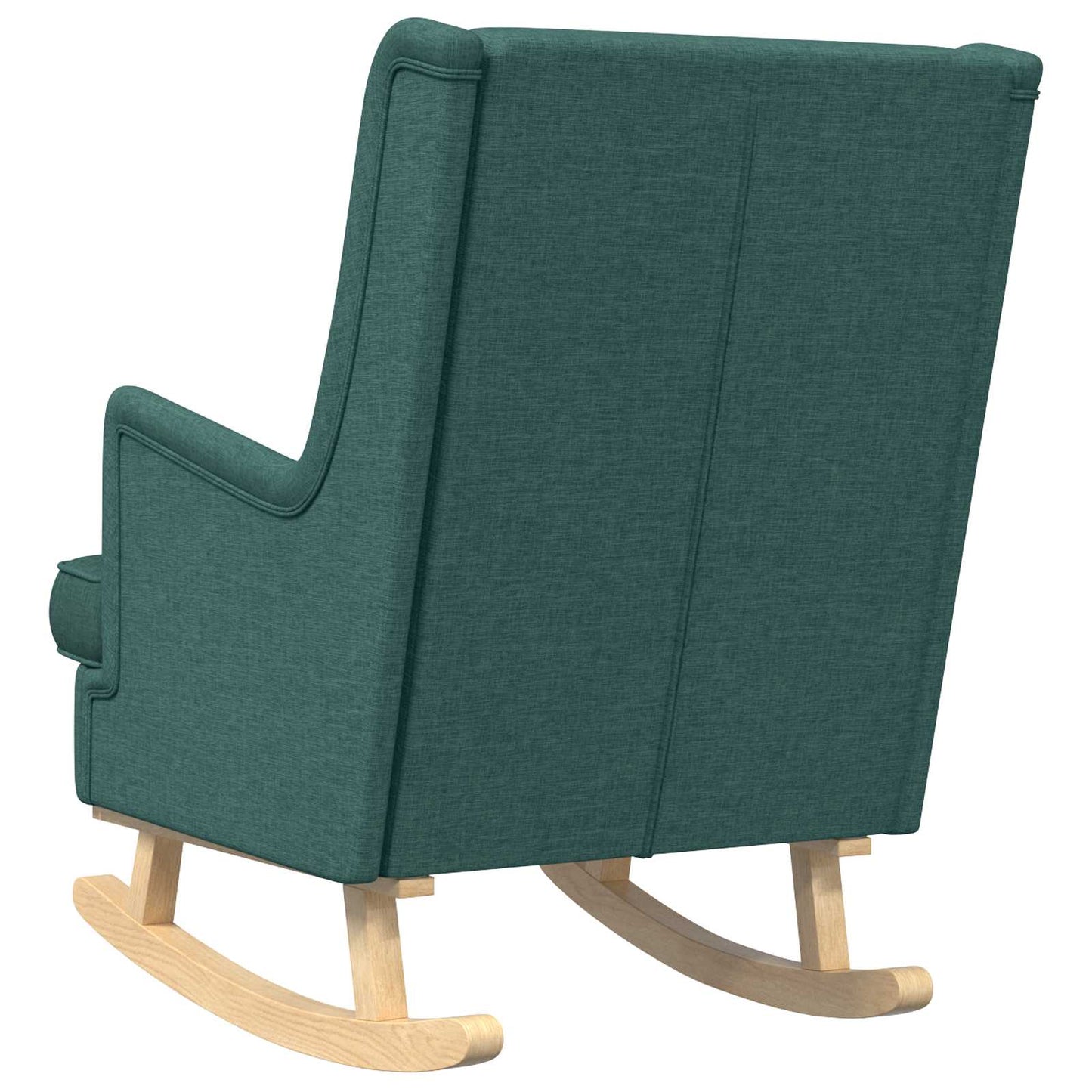 Sedia a dondolo Verde Scuro 62 x 80 x 85 cm Tessuto | homemem39