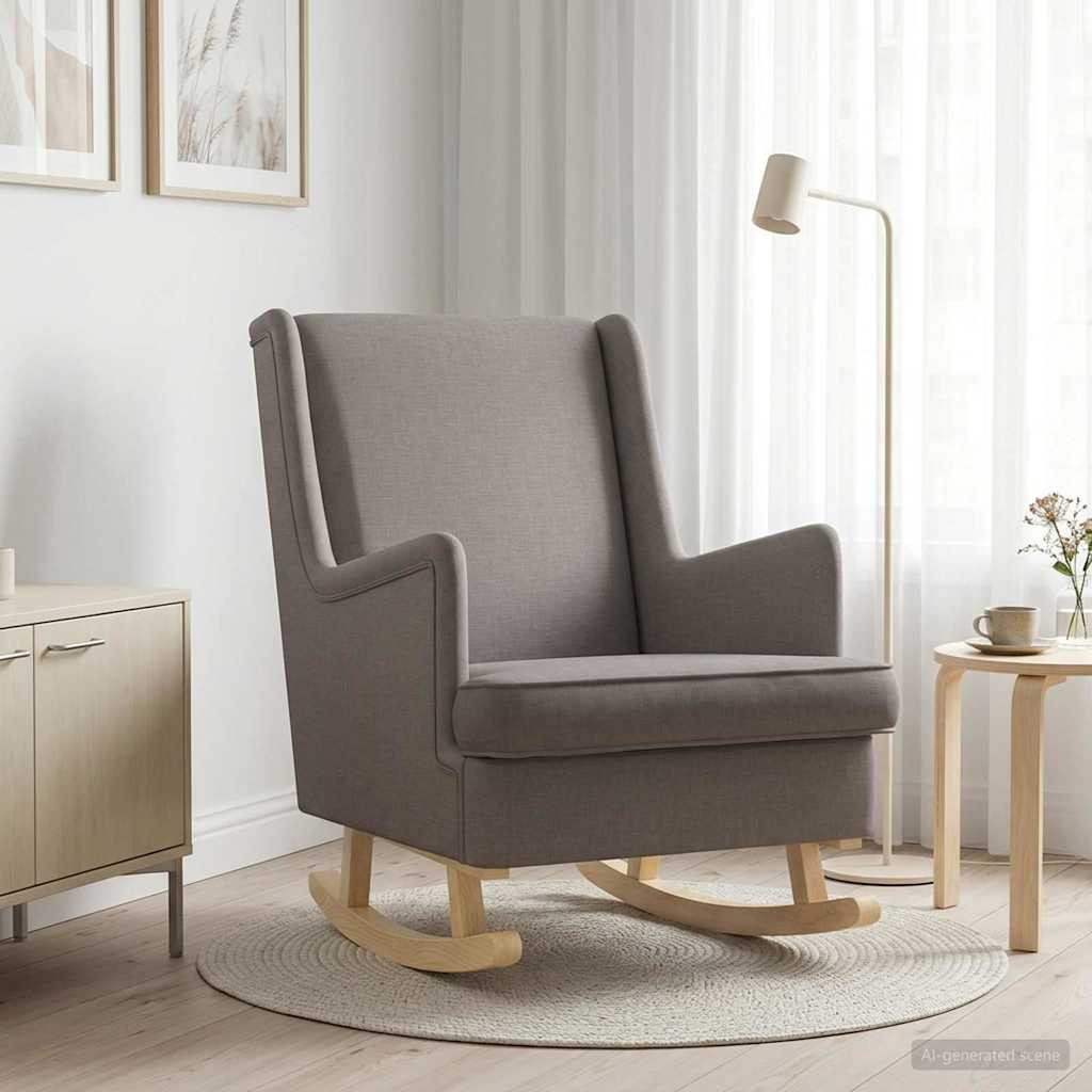 Sedia a dondolo Talpa 62 x 80 x 85 cm Tessuto | homemem39