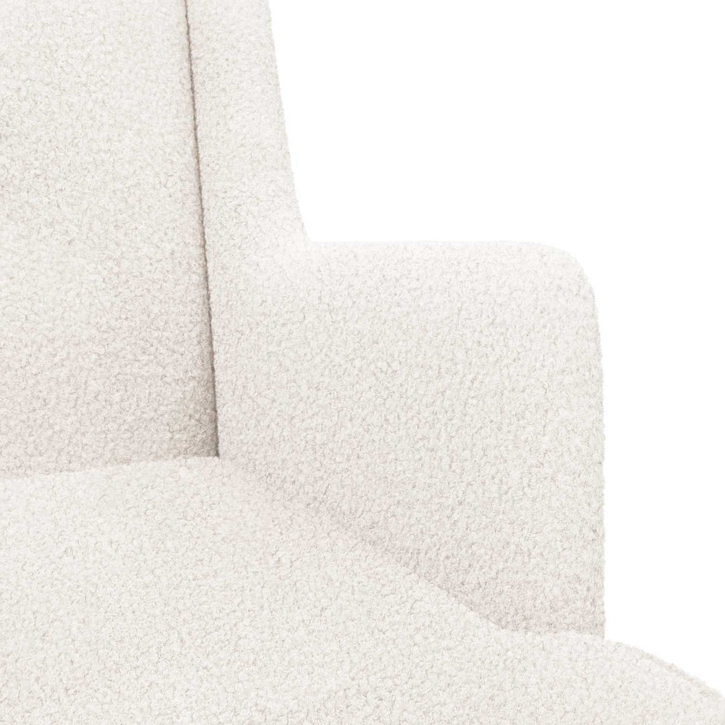 Sedia a dondolo Crema 62 x 80 x 85 cm Bouclé | homemem39