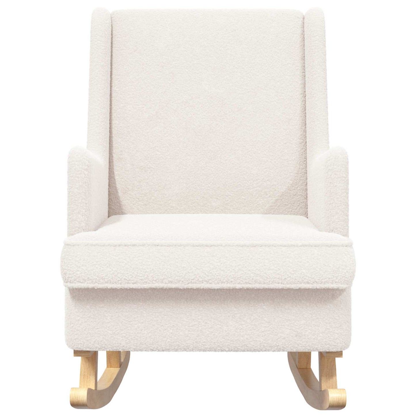 Sedia a dondolo Crema 62 x 80 x 85 cm Bouclé | homemem39