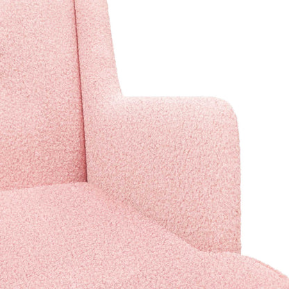 Sedia a dondolo Rosa 62 x 80 x 85 cm Bouclé | homemem39