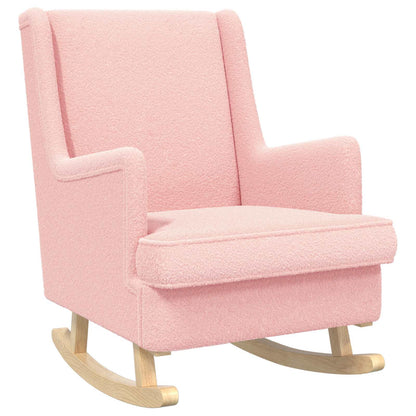 Sedia a dondolo Rosa 62 x 80 x 85 cm Bouclé | homemem39