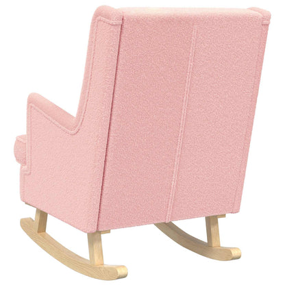 Sedia a dondolo Rosa 62 x 80 x 85 cm Bouclé | homemem39