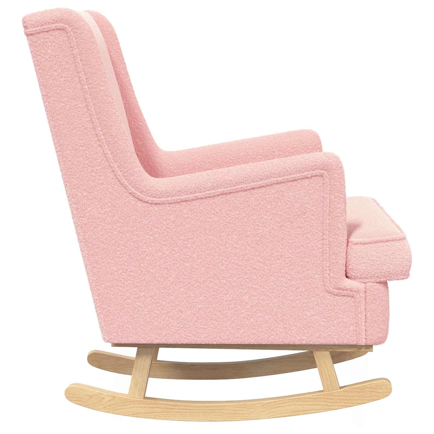 Sedia a dondolo Rosa 62 x 80 x 85 cm Bouclé | homemem39