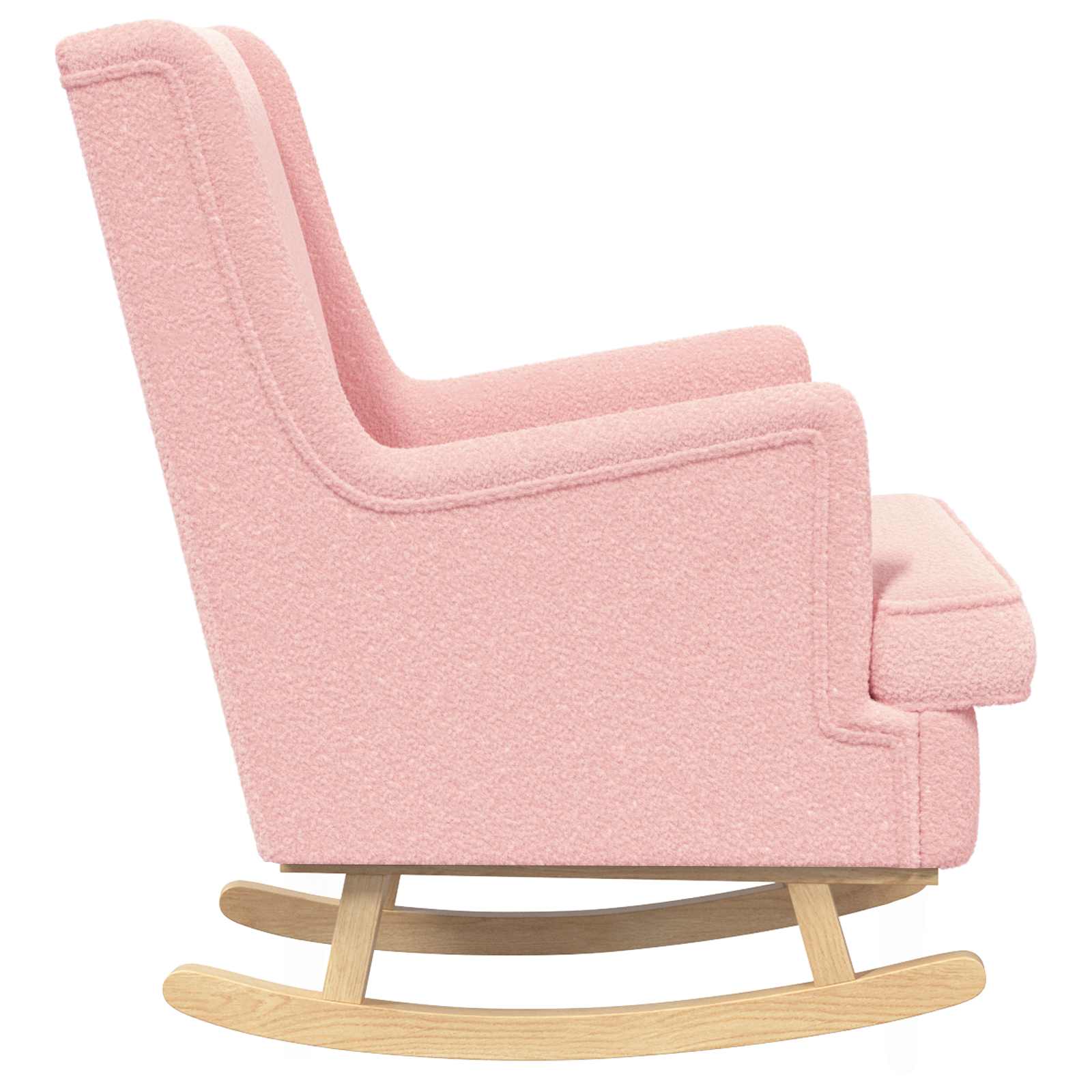 Sedia a dondolo Rosa 62 x 80 x 85 cm Bouclé | homemem39