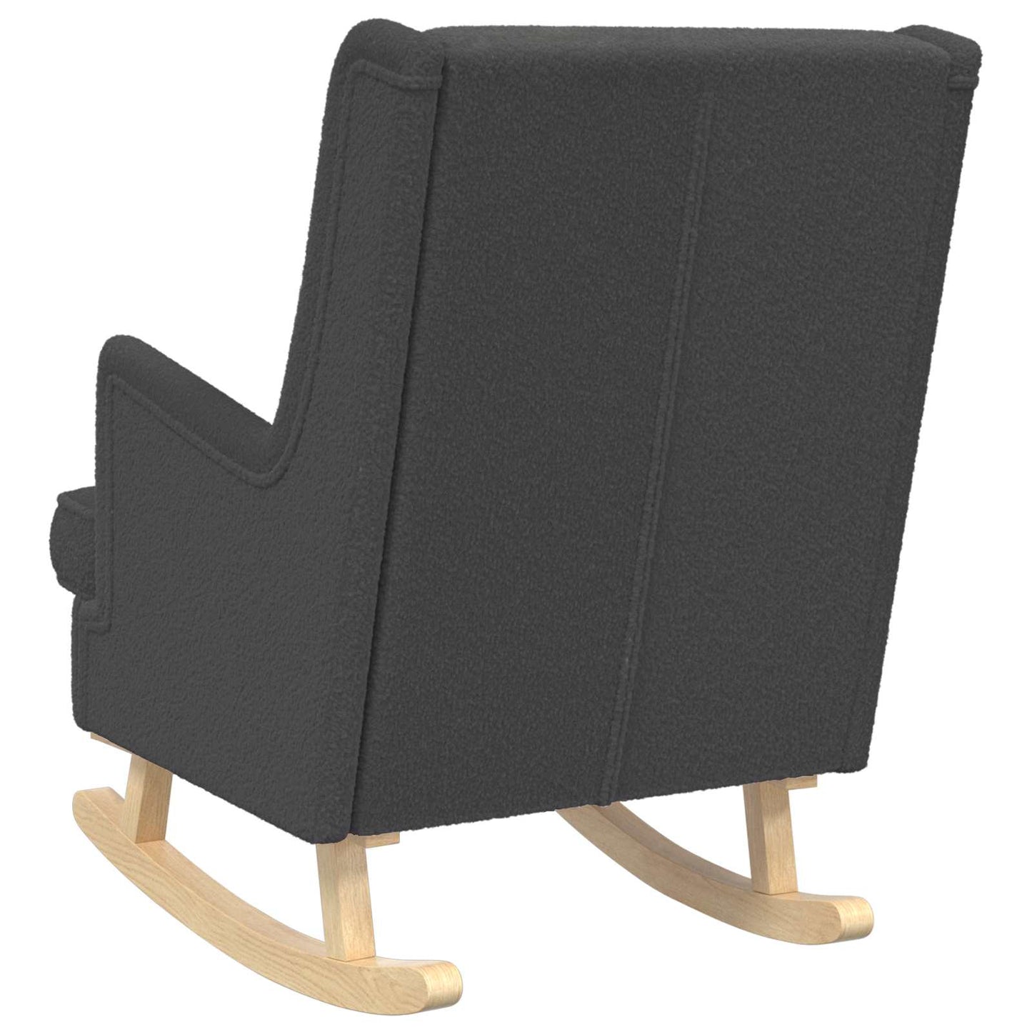 Sedia a dondolo Grigio Scuro 62 x 80 x 85 cm Bouclé | homemem39
