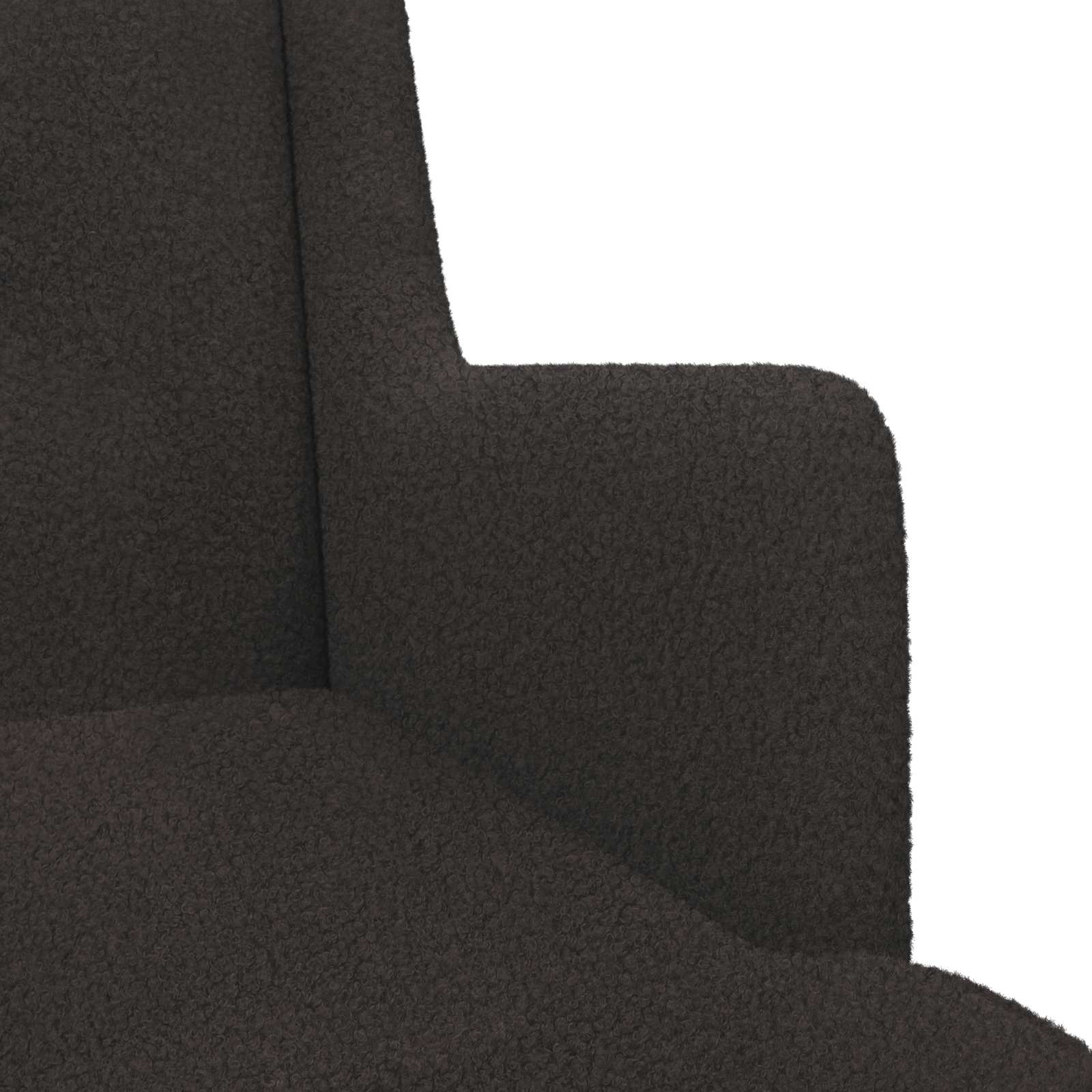 Sedia a dondolo Nero 62 x 80 x 85 cm Bouclé | homemem39