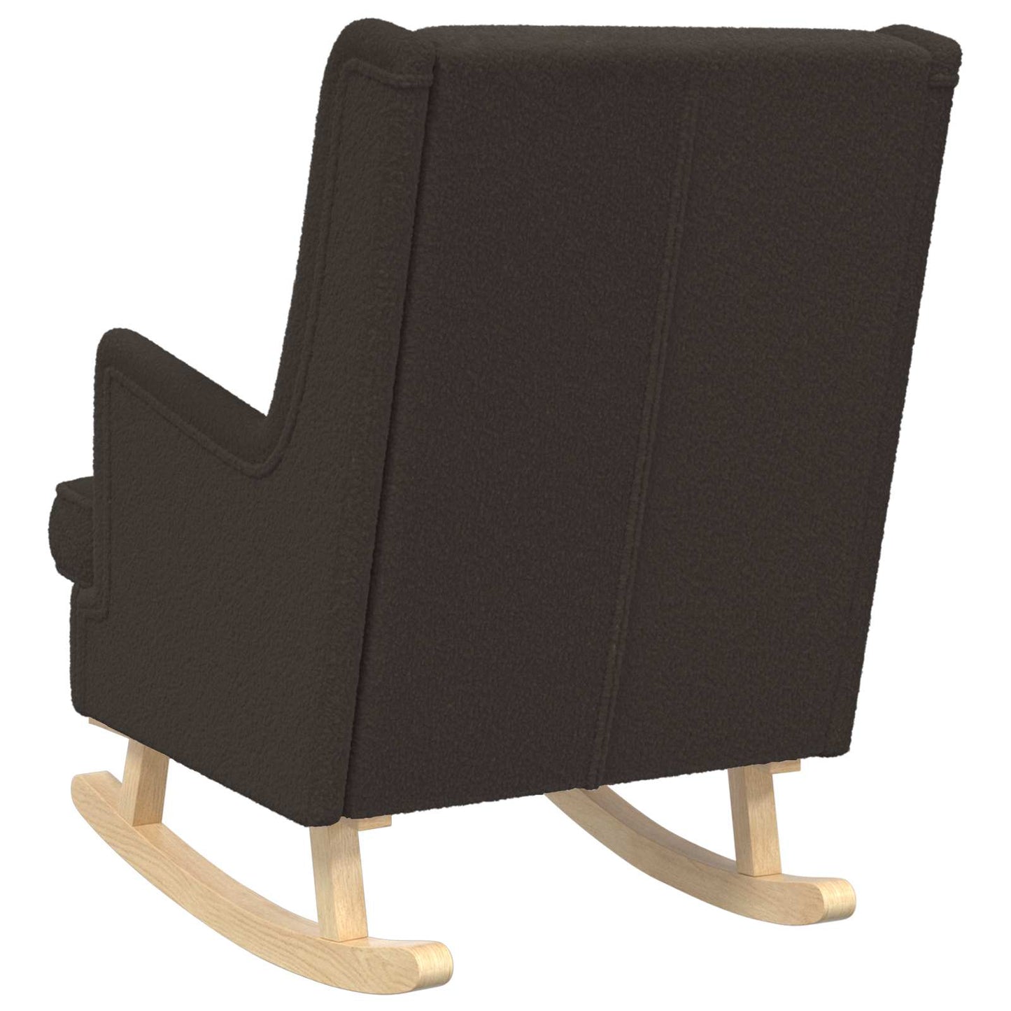 Sedia a dondolo Nero 62 x 80 x 85 cm Bouclé | homemem39