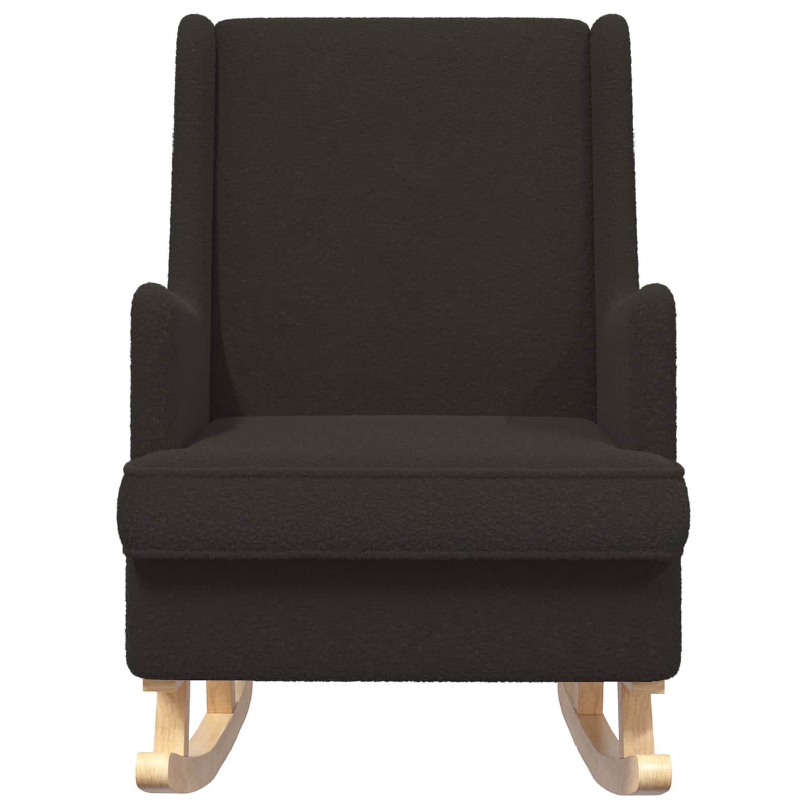 Sedia a dondolo Nero 62 x 80 x 85 cm Bouclé | homemem39