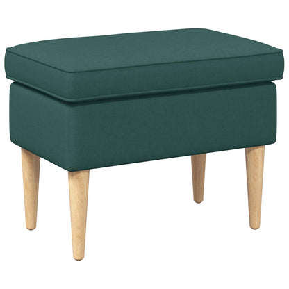 Poggiapiedi Verde Scuro 55 x 35 x 41 cm | homemem39
