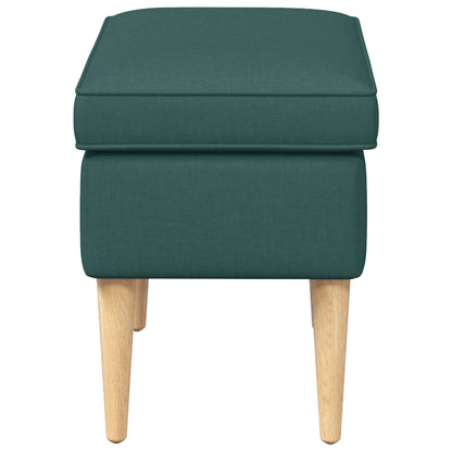 Poggiapiedi Verde Scuro 55 x 35 x 41 cm | homemem39