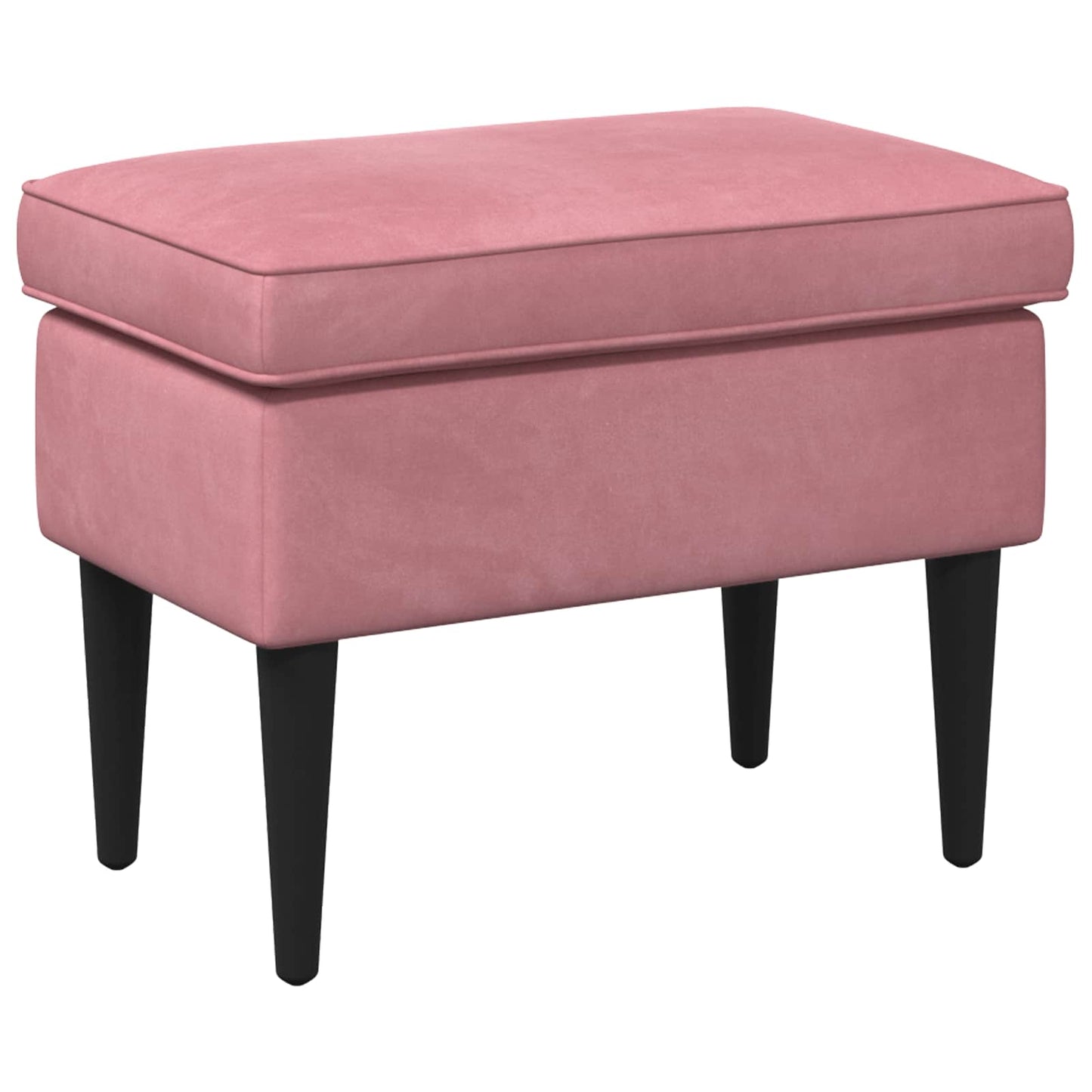 Poggiapiedi Rosa 55 x 35 x 41 cm Velluto | homemem39