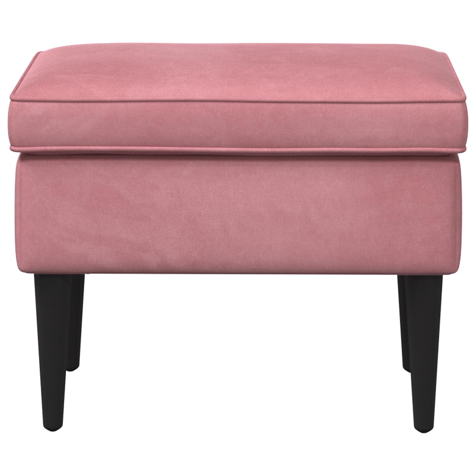Poggiapiedi Rosa 55 x 35 x 41 cm Velluto | homemem39