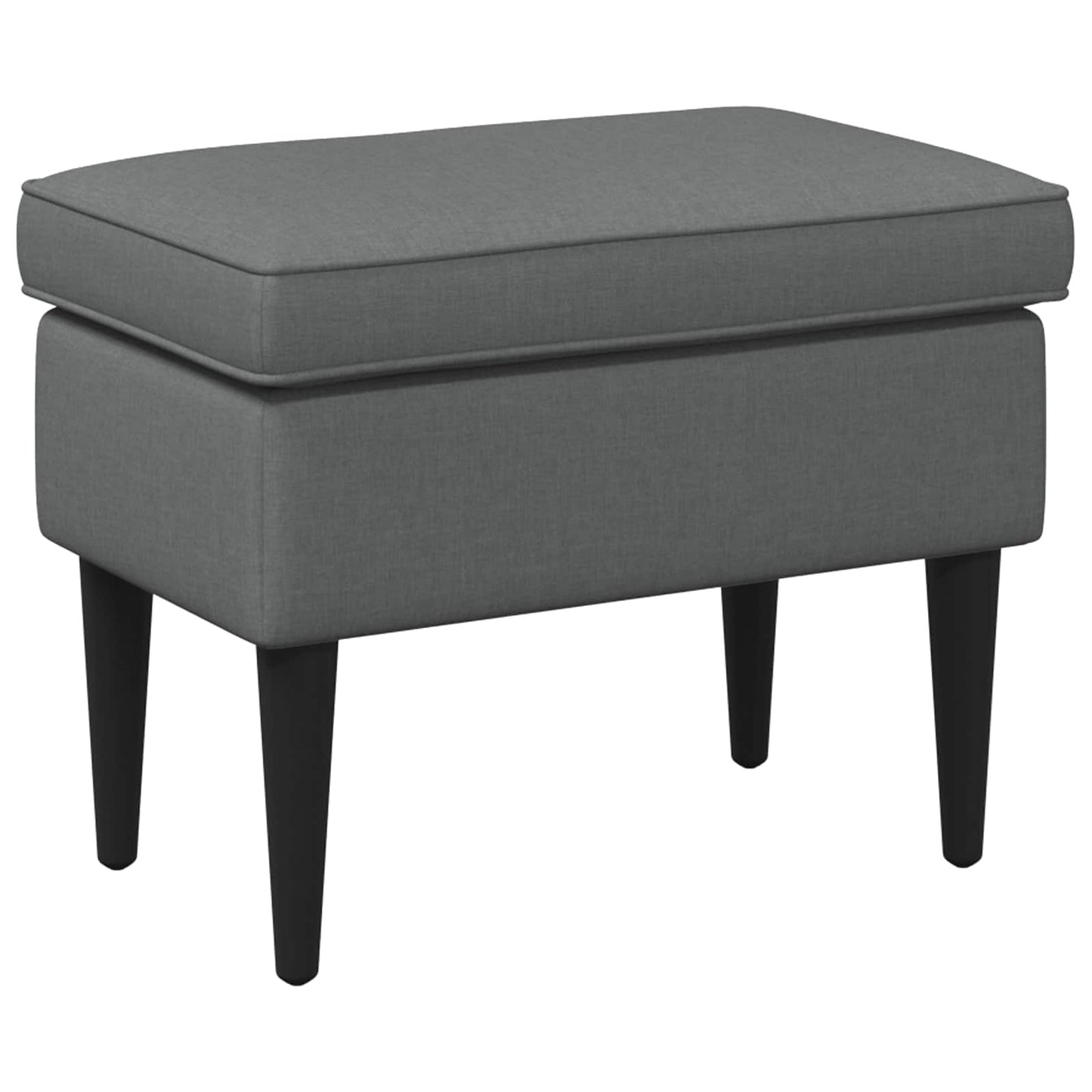 Poggiapiedi Grigio Scuro 55 x 35 x 41 cm Tessuto | homemem39
