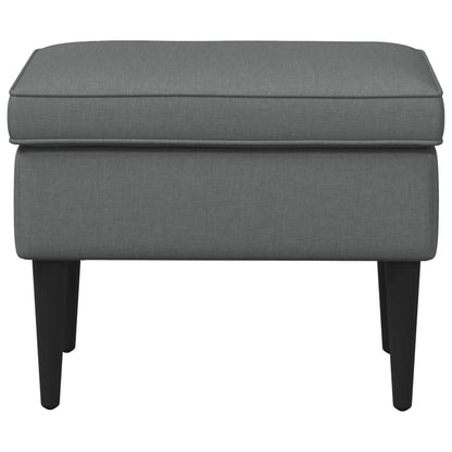 Poggiapiedi Grigio Scuro 55 x 35 x 41 cm Tessuto | homemem39