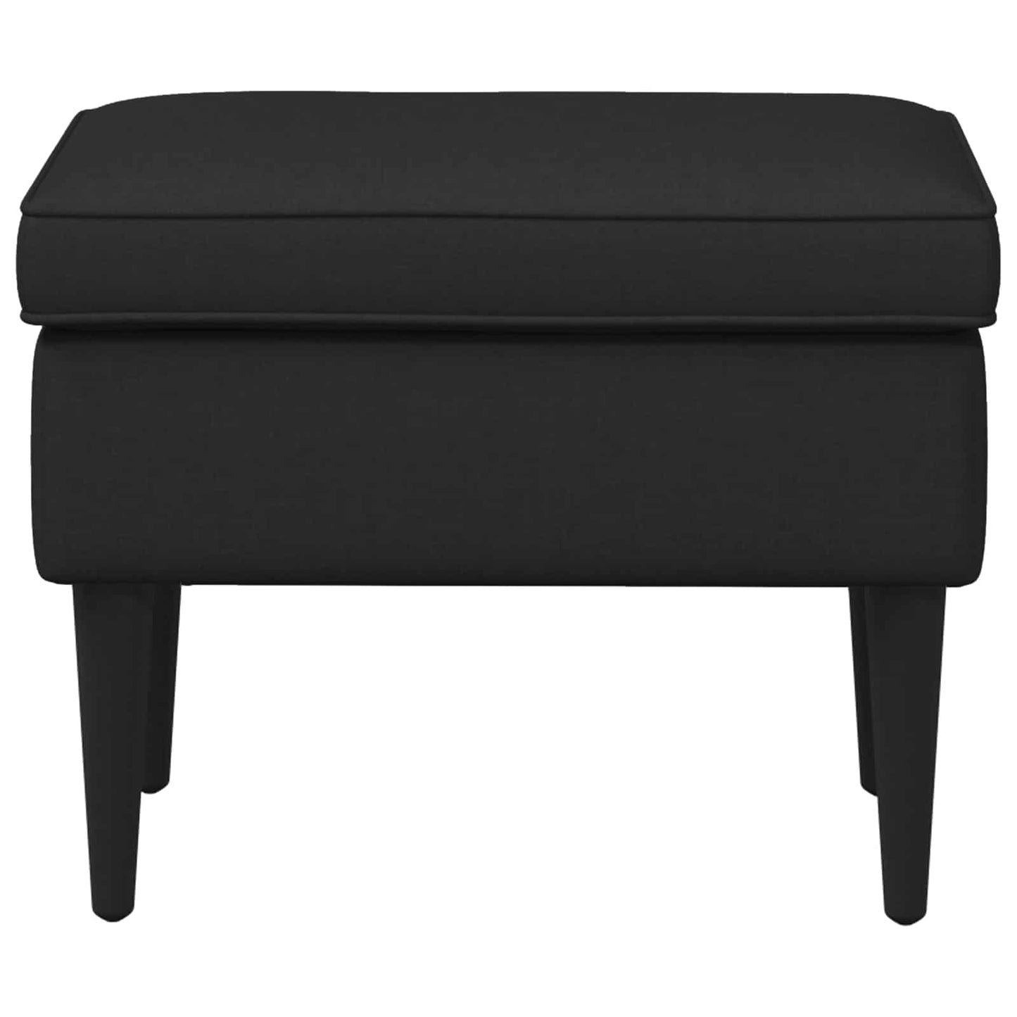 Poggiapiedi Nero 55 x 35 x 41 cm Tessuto | homemem39