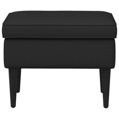 Poggiapiedi Nero 55 x 35 x 41 cm Tessuto | homemem39