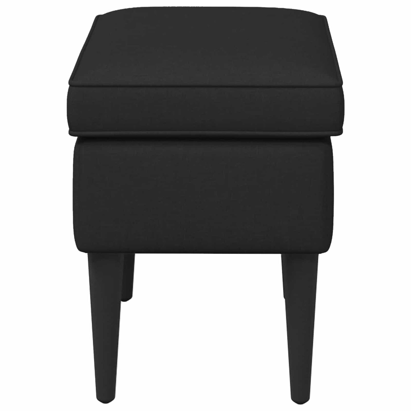 Poggiapiedi Nero 55 x 35 x 41 cm Tessuto | homemem39