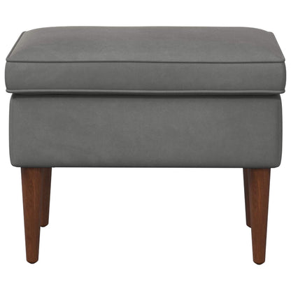 Poggiapiedi Grigio Scuro 55 x 35 x 41 cm Velluto | homemem39