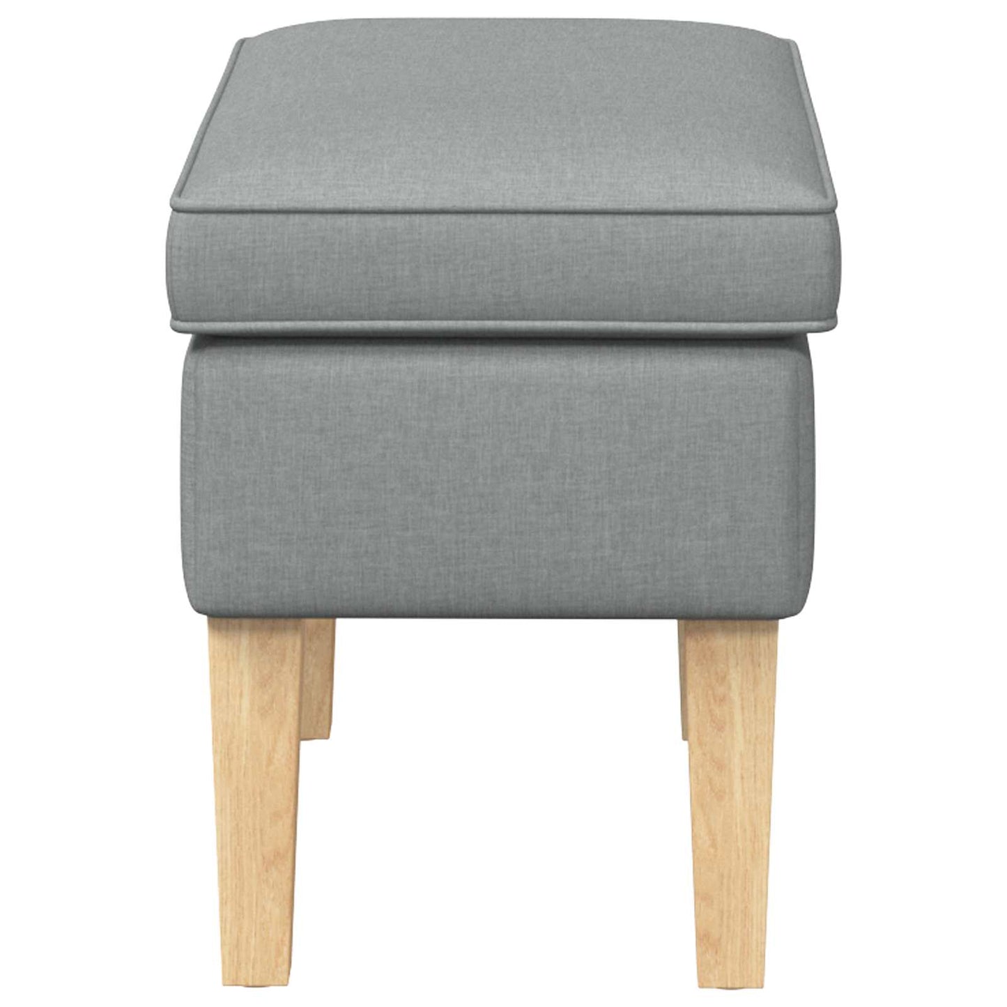 Poggiapiedi Grigio Chiaro 55 x 35 x 41 cm Tessuto | homemem39
