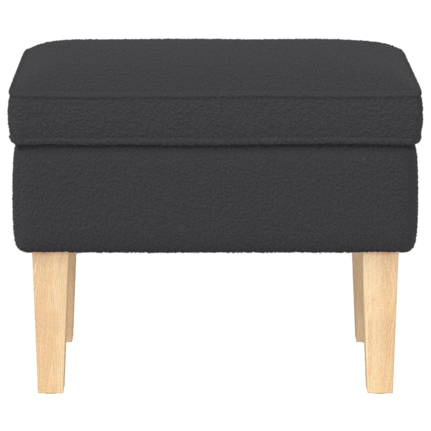 Poggiapiedi Grigio Scuro 55 x 35 x 41 cm Bouclé | homemem39