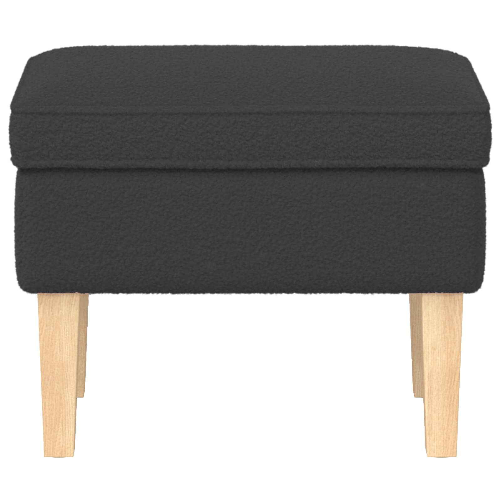 Poggiapiedi Grigio Scuro 55 x 35 x 41 cm Bouclé | homemem39