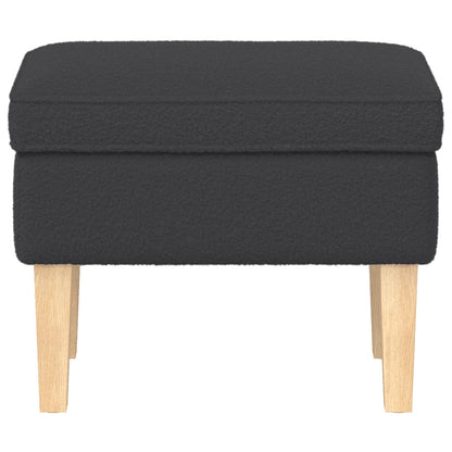 Poggiapiedi Grigio Scuro 55 x 35 x 41 cm Bouclé | homemem39