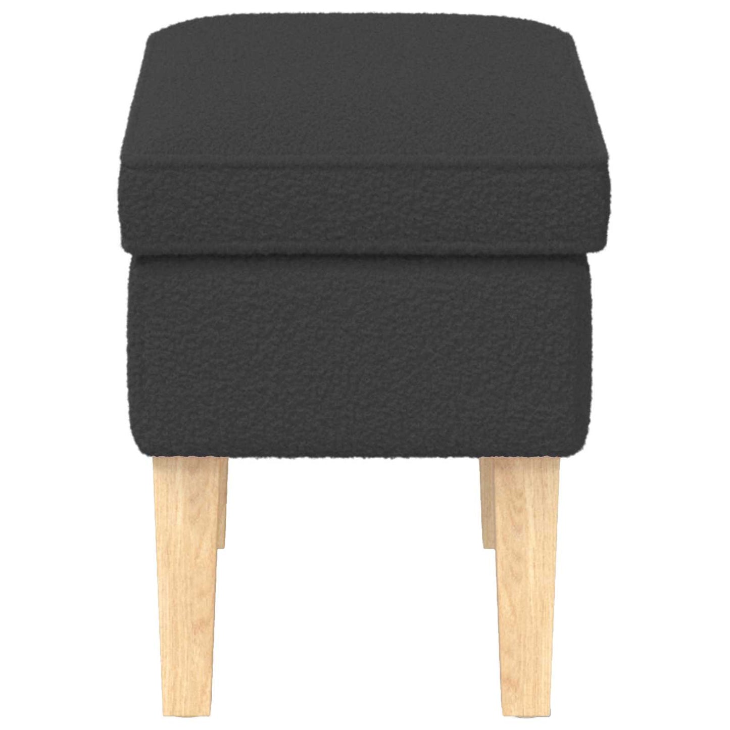 Poggiapiedi Grigio Scuro 55 x 35 x 41 cm Bouclé | homemem39