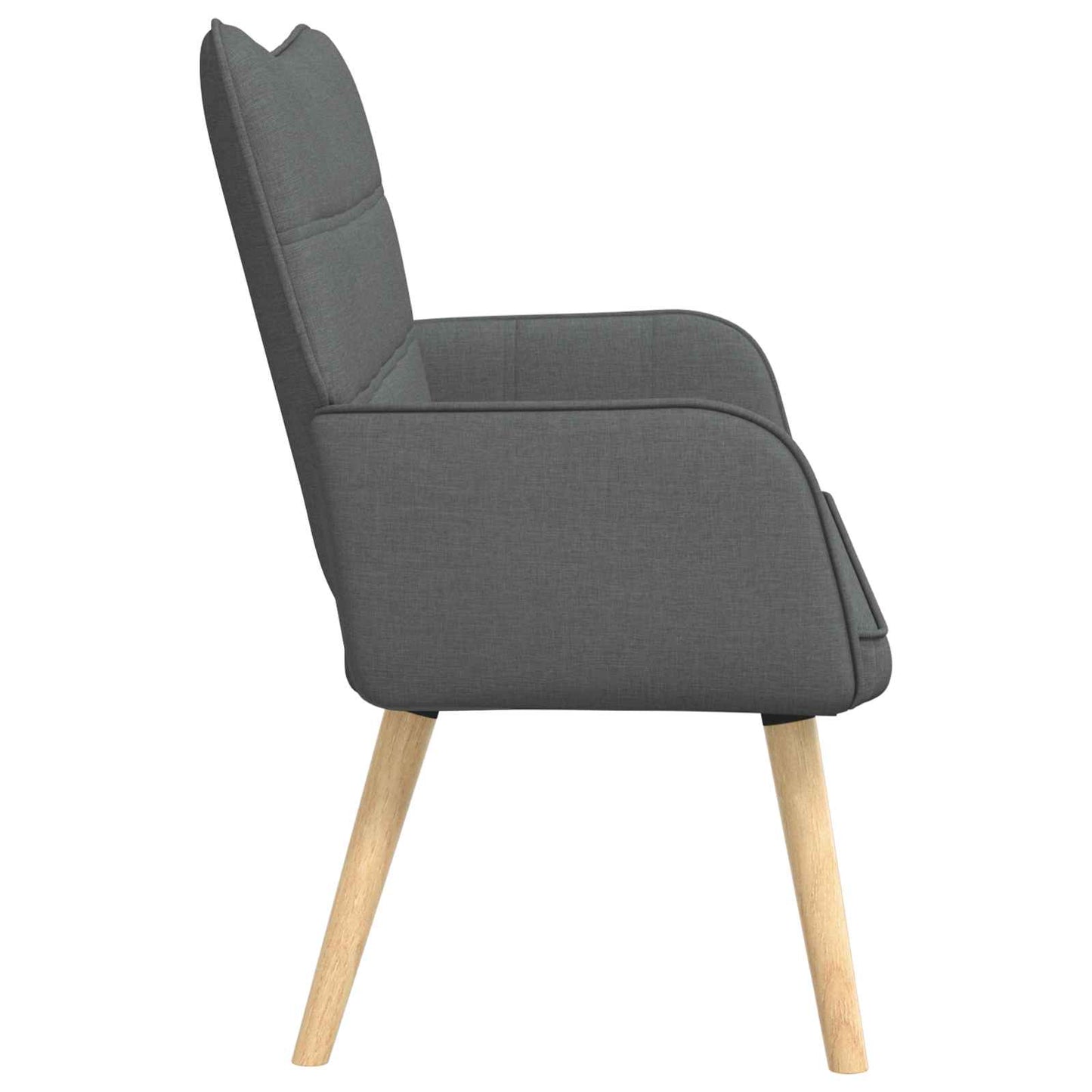 Divano a 2 Posti Grigio Scuro 115 x 61 x 87 cm Tessuto