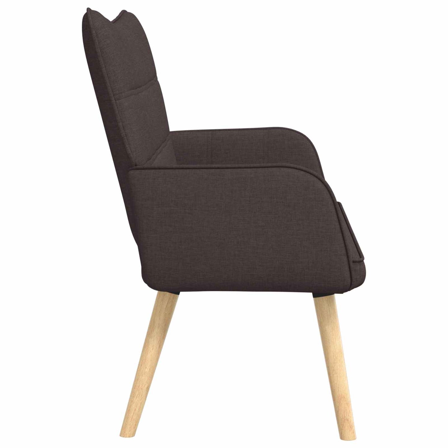 Sofa a Due Posti Marrone Scuro 115 x 61 x 87 cm Tessuto | homemem39