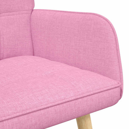 Sofa a Due Posti Rosa 115 x 61 x 87 cm Tessuto | homemem39