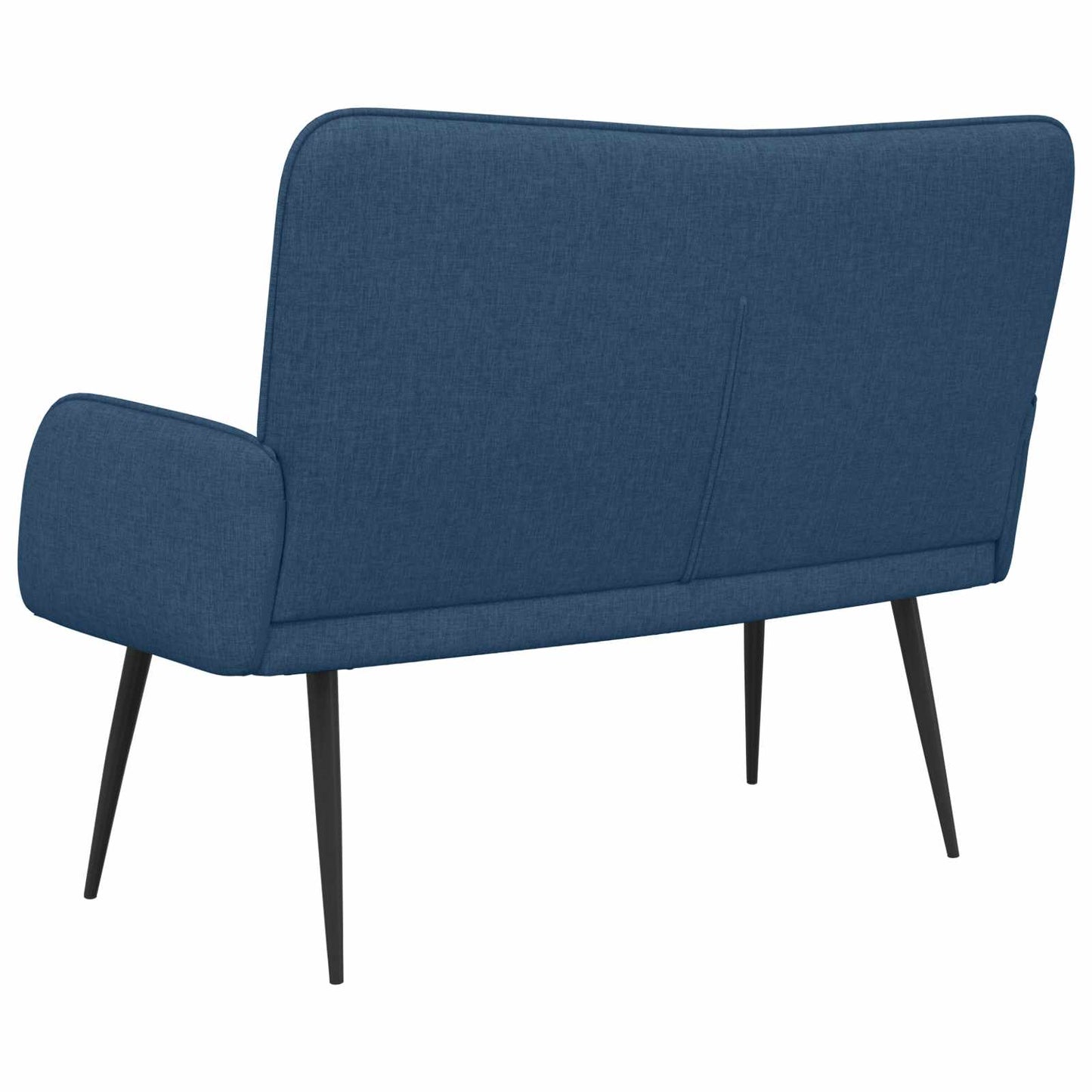 Divano a 2 Posti Blu 115 x 61 x 87 cm Tessuto | homemem39