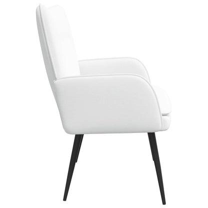 Divano a 2 Posti Bianco 115 x 61 x 87 cm Tessuto