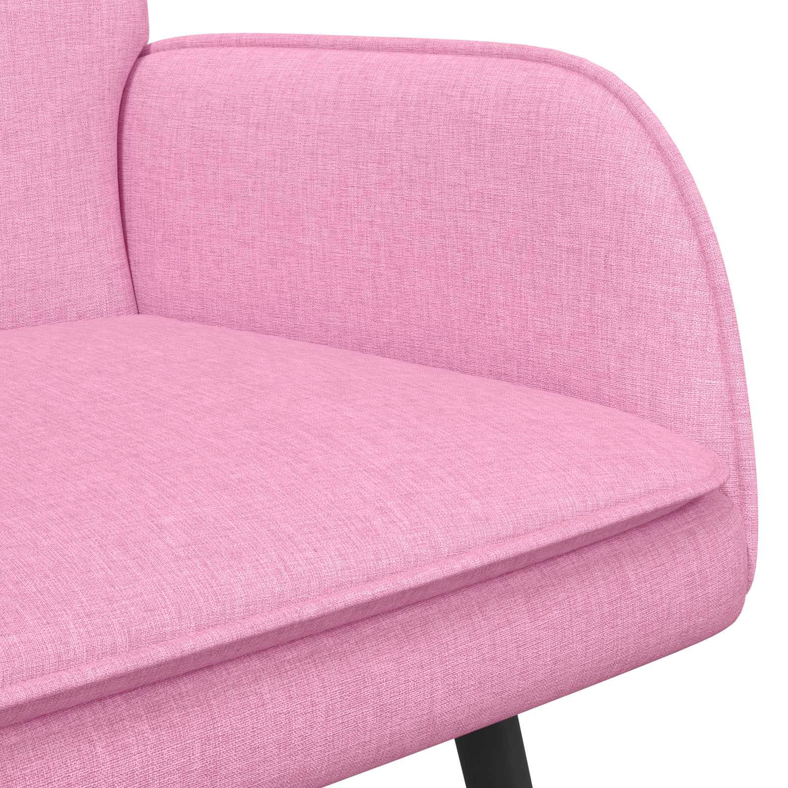 Divano a 2 Posti Rosa 115 x 61 x 87 cm Tessuto | homemem39