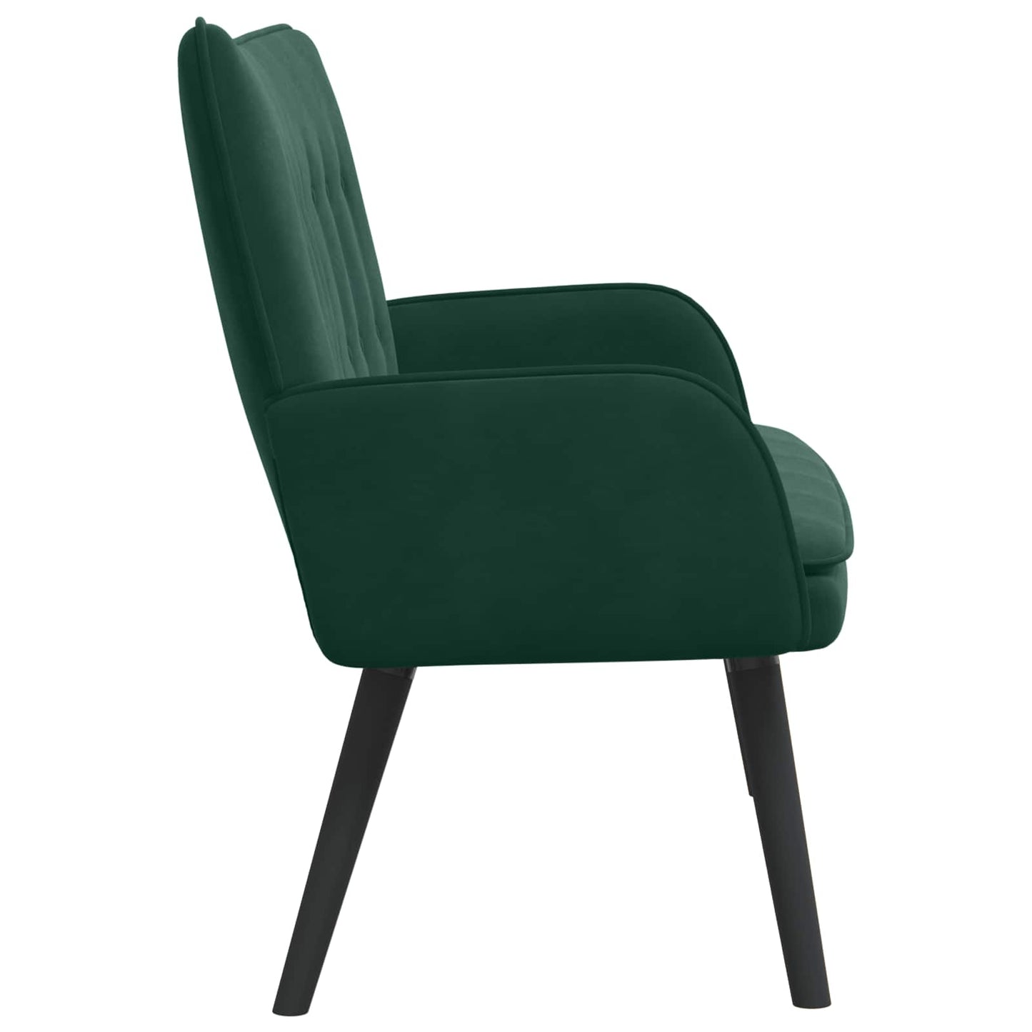 Sofa a Due Posti Verde Scuro 115 x 61 x 87 cm Velluto | homemem39